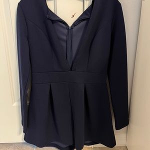 Navy Romper